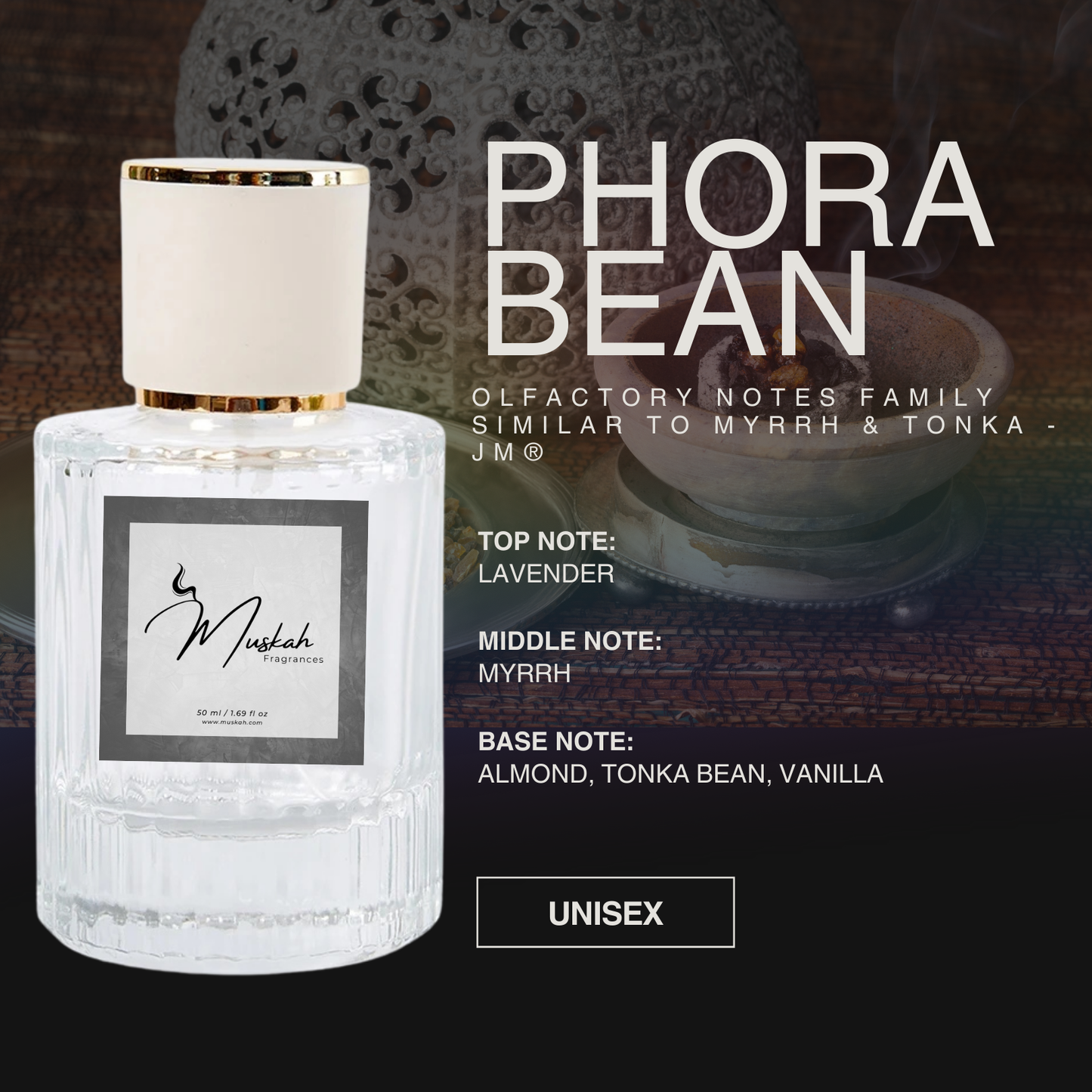 Phora Bean Oud Extrait de Parfum